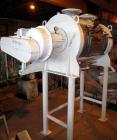 Used Littleford Batch Type Plow Mixer, model FKM-300-D, 6 cubic feet working capacity, 10 total, 304 stainless steel. Carbon steel jacketed chamber, 24