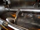 Used Littleford Batch Type Plow Mixer, model FKM-300-D, 6 cubic feet working capacity, 10 total, 304 stainless steel. Carbon steel jacketed chamber, 24