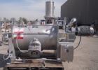 Used Littleford Day Batch Type Plow Mixer, model FKM-300-D, 6 cubic feet working capacity (10 total). 304 stainless steel non-jacketed chamber 24.88