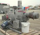 Used Littleford Day Batch Type Plow Mixer, model FKM-300-D, 6 cubic feet working capacity (10 total). 304 stainless steel non-jacketed chamber 24.88