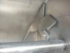 Used Littleford Day Batch Type Plow Mixer, model FKM-300-D, 6 cubic feet working capacity (10 total). 304 stainless steel non-jacketed chamber 24.88