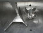 Used Littleford Day Batch Type Plow Mixer, model FKM-300-D, 6 cubic feet working capacity (10 total). 304 stainless steel non-jacketed chamber 24.88