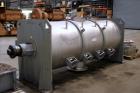 Used Littleford 3000-Liter Horizontal Cylindrical Batch Mixer, Model FKM-3000-D