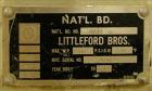 Used Littleford Day Plow Mixer, horizontal design processor with high shear capabilities, model FKM 3000D, capacity 106 cubic feet, 792 gallons, 3000 liters, 304 stainless steel construction, equippe...