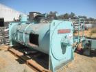 Used- Littleford Plow Mixer, Model FKM-4200-D. Stainless steel contacts. Mixing chamber measures 48" diameter x 11' long, ai...