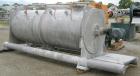 Used Littleford Plow Mixer, Model FKM-4200D. Batch type, 86.9 cubic feet working capacity, 148.2 total, 316 stainless steel.  2 zone stainless steel jacketed chamber approximately 50