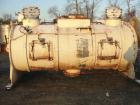 Used-Littleford Mixer, Model FKM 5000 D.  Solid stainless steel shell, shell measures approximately 54" diameter x 136" long...