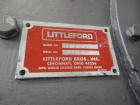 Used Littleford 1200 Liter Stainless Steel High Shear Horizontal Plow Mixer, Mo