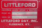 Used Stainless Steel Littleford Batch Type Plow Mixer, model FKM1200D
