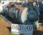 Used Littlford Batch Type Plow Mixer, Model FKM1200D, 304 Stainless Steel. 26.1 cubic feet working capacity (43.4 total). Carbon steel jacketed chamber 31.13