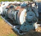 Used Littlford Batch Type Plow Mixer, Model FKM1200D, 304 Stainless Steel. 26.1 cubic feet working capacity (43.4 total). Carbon steel jacketed chamber 31.13