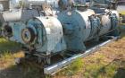 Used Littlford Batch Type Plow Mixer, Model FKM1200D, 304 Stainless Steel. 26.1 cubic feet working capacity (43.4 total). Carbon steel jacketed chamber 31.13
