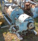 Used Littlford Batch Type Plow Mixer, Model FKM1200D, 304 Stainless Steel. 26.1 cubic feet working capacity (43.4 total). Carbon steel jacketed chamber 31.13