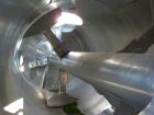 Used Littlford Batch Type Plow Mixer, Model FKM1200D, 304 Stainless Steel. 26.1 cubic feet working capacity (43.4 total). Carbon steel jacketed chamber 31.13