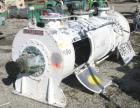 USED: Littleford plow mixer, model FKM1200D, batch type. 26.1 cubic foot working capacity, 43.4 total, 316 stainless steel. Non-jacketed chamber 32