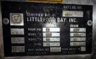 Used Littleford Day Plow Mixer, Model FKM-4200-D, 316 Stainless Steel.