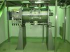 Used Littleford Mixer, Model FKM600D, Stainless Steel. 21.9 cubic feet total capacity, 12.9 cubic feet working capacity, (2) 10 hp high speed choppers, side access door, weld sanitary plow design, ai...