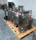 Used Littleford Plow Mixer, Model  FKM600D. Stainless steel construction, sanitary welded plows, 21.9 cubic feet total capacity, 12.9 cubic feet working capacity, single access door, with (2) 10 hp h...