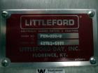 Used Littleford Plow Mixer, Model  FKM600D. Stainless steel construction, sanitary welded plows, 21.9 cubic feet total capacity, 12.9 cubic feet working capacity, single access door, with (2) 10 hp h...