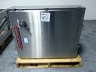 Used Littleford Plow Mixer, Model  FKM600D. Stainless steel construction, sanitary welded plows, 21.9 cubic feet total capacity, 12.9 cubic feet working capacity, single access door, with (2) 10 hp h...