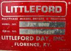 Used Littleford Plow Mixer, Model FKM600D, 304 stainless steel. 11 cubic feet working capacity, 21.2 total. 30