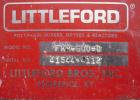 Used Littleford Plow Mixer, Model FKMD600, Carbon Steel. 11 Cubic feet working capacity, 21.9 total. Jacketed chamber 32