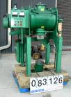 USED: Littleford/Lodige plow mixer, model FM-130-D, batch type. 3 cu ft working capacity, 4.6 total, 304 stainless steel. Carbon steel jacketed chamber 20