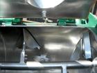 USED: Littleford/Lodige plow mixer, model FM-130-D, batch type. 3 cu ft working capacity, 4.6 total, 304 stainless steel. Carbon steel jacketed chamber 20
