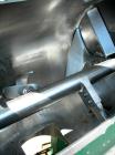 USED: Littleford/Lodige plow mixer, model FM-130-D, batch type. 3 cu ft working capacity, 4.6 total, 304 stainless steel. Carbon steel jacketed chamber 20