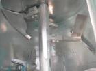 USED: Littleford plow mixer, model FM-130-D, 304 stainless steel. 3 cubic feet working capacity, 4.6 total. Carbon steel jacketed chamber 20