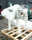Used Littleford Batch Type Plow Mixer, Model FM-130-D, 304 stainless steel. 3 cubic feet working capacity,4.6 total. Carbon steel jacketed chamber approximately 20’’ diameter x 26’’ long rated 75 psi...