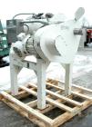 Used Littleford Batch Type Plow Mixer, Model FM-130-D, 304 stainless steel. 3 cubic feet working capacity,4.6 total. Carbon steel jacketed chamber approximately 20’’ diameter x 26’’ long rated 75 psi...
