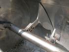 Used Littleford Plow mixer, model FM-130-D, batch type. 3 cubic foot working capacity, 4.6 total, 304 stainless steel. Carbon steel jacketed chamber 20