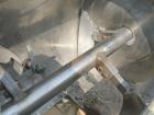 Used Littleford Plow mixer, model FM-130-D, batch type. 3 cubic foot working capacity, 4.6 total, 304 stainless steel. Carbon steel jacketed chamber 20