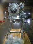 Used Littleford plow mixer, model FM 130-D, all stainless steel construction including chamber, jacket, plows, ends and base, 4.6 cu ft total capacity, 2.8 cu ft working capacity, welded plows, jacke...