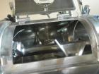 Used Littleford plow mixer, model FM 130-D, all stainless steel construction including chamber, jacket, plows, ends and base, 4.6 cu ft total capacity, 2.8 cu ft working capacity, welded plows, jacke...