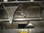 USED: Littleford 130 liter stainless steel high intensity mixer, model FM130. This unit is reported to be in superb condition and features complete stainless steel construction including support base...