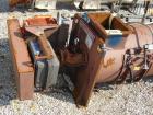 USED: Littleford continuous mixer, model KM-600-D. 25 hp, 1775 rpmdrive motor with Falk shaft mount speed reducer, model 2215J-09,ratio 8.997:1. Unit has four mounting brackets for choppers. Choppers...