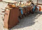 USED: Littleford continuous mixer, model KM-600-D. 25 hp, 1775 rpmdrive motor with Falk shaft mount speed reducer, model 2215J-09,ratio 8.997:1. Unit has four mounting brackets for choppers. Choppers...