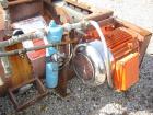 USED: Littleford continuous mixer, model KM-600-D. 25 hp, 1775 rpmdrive motor with Falk shaft mount speed reducer, model 2215J-09,ratio 8.997:1. Unit has four mounting brackets for choppers. Choppers...