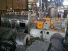 Used Littleford Plow Mixer, Model KM6000D, 316L Stainless Steel. 148 Cubic foot working capacity (212 Total). Internal rated 5 psi and full vacuum at 331 deg.f., 304L stainless steel jacket rated 90 ...