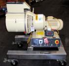 Used Littleford/Lodige Lab Plow Mixer, model MB20R, 20 liter (0.7 cubic feet) capacity, stainless steel. Jacketed chamber, rated 14.9 psi at 250 deg F. 1.5 kW, 230/460 volt main drive, on stainless s...