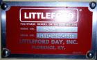Used Littleford/Lodige Lab Plow Mixer, model MB20R, 20 liter (0.7 cubic feet) capacity, stainless steel. Jacketed chamber, rated 14.9 psi at 250 deg F. 1.5 kW, 230/460 volt main drive, on stainless s...