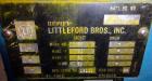 Used Littleford Vacuum Dryer Plow Mixer, Model VT-4200-D, Total capacity 148.3
