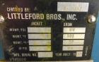 Used Littleford Vacuum Dryer Plow Mixer, Model VT-4200-D, Total capacity 148.3