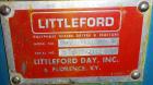 Used Littleford Vacuum Dryer Plow Mixer, Model VT-4200-D, Total capacity 148.3