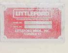 USED: Littleford plow mixer, FKM300D batch type. 10 cu ft totalcapacity. 6 cu ft working. 304 stainless steel. Chamber 24-7/8