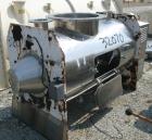 Used- Stainless Steel Morton Machinery Plow Mixer, Model B1200