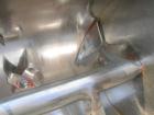 Used- Lodige Batch Type Plow Mixer, Model FM-130-D/1Z, carbon steel. 3 cubic feet working capacity (4.6 total). Chamber appr...