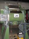 Used- Lodige Batch Type Plow Mixer, Model FM-130-D/1Z, carbon steel. 3 cubic feet working capacity (4.6 total). Chamber appr...